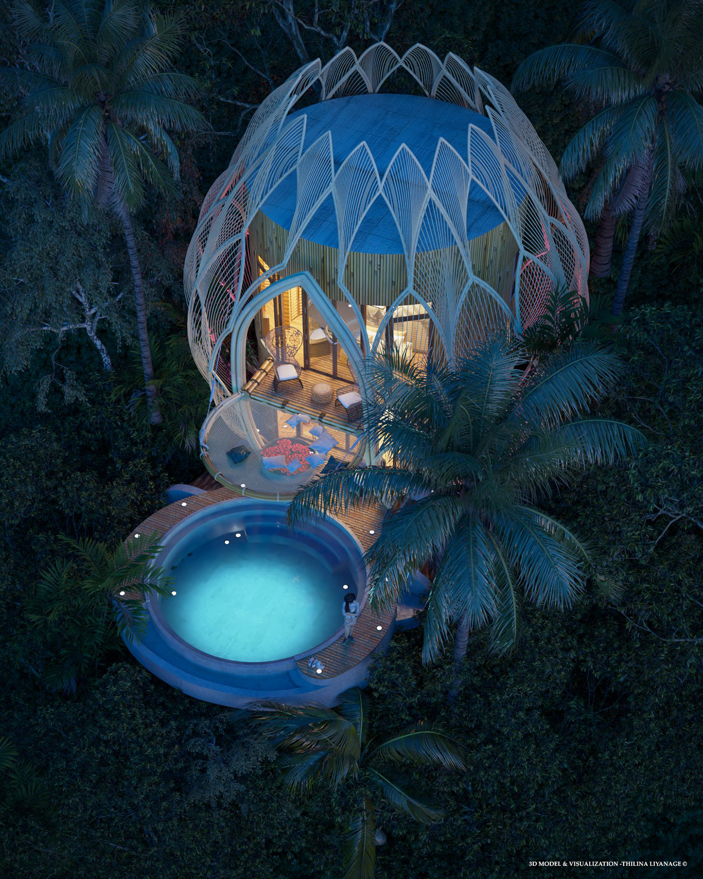 residence，villa，Architecture，environmental design，