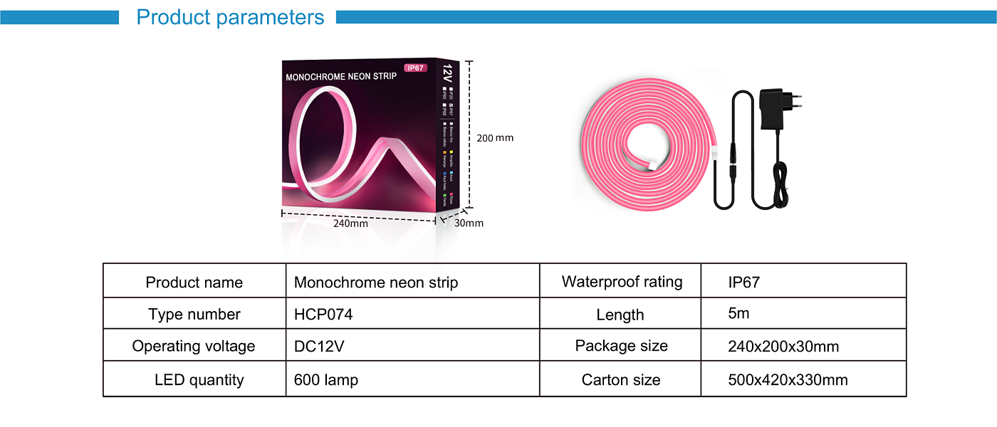 Neon strip，DIY light strip，