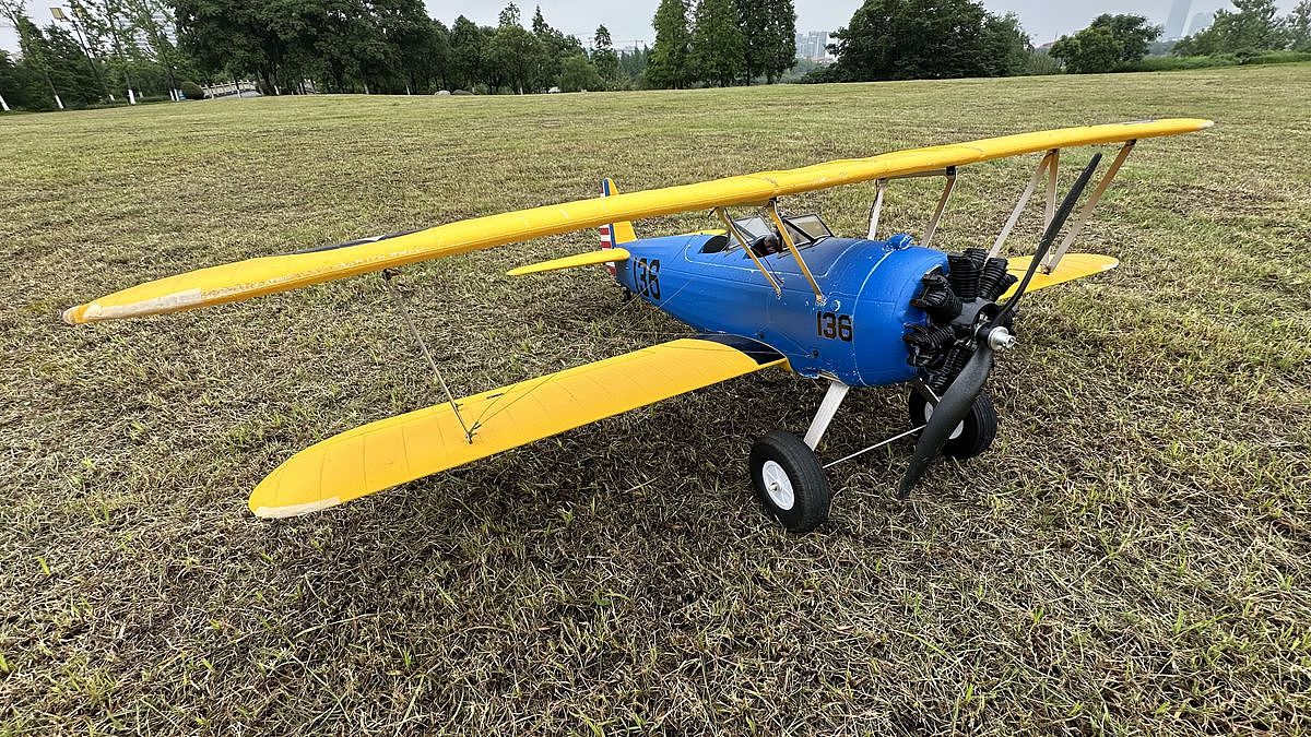 RC Biplane，Stearman PT-17，