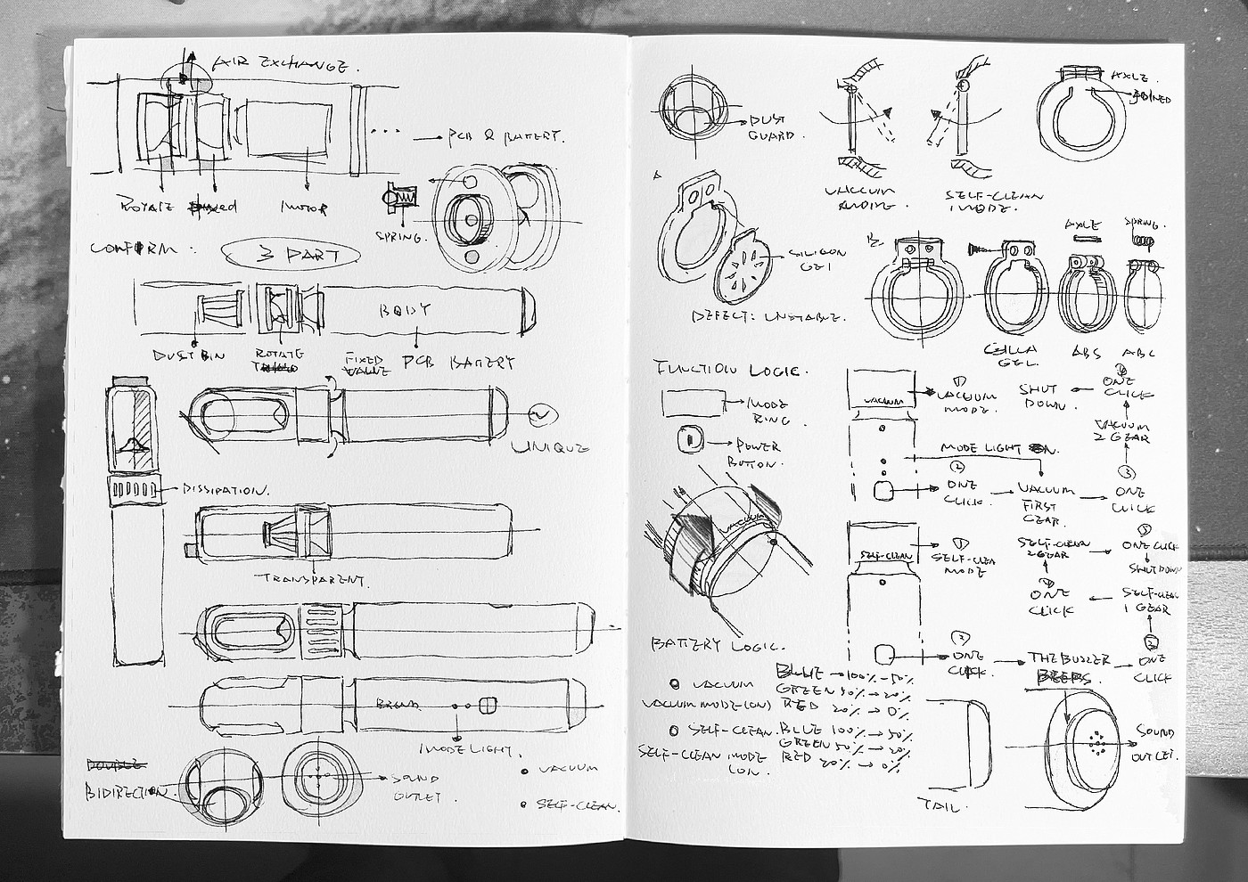 Vacuum cleaner，vehicle，industrial design，product design，Vehicle vacuum cleaner，Self cleaning，