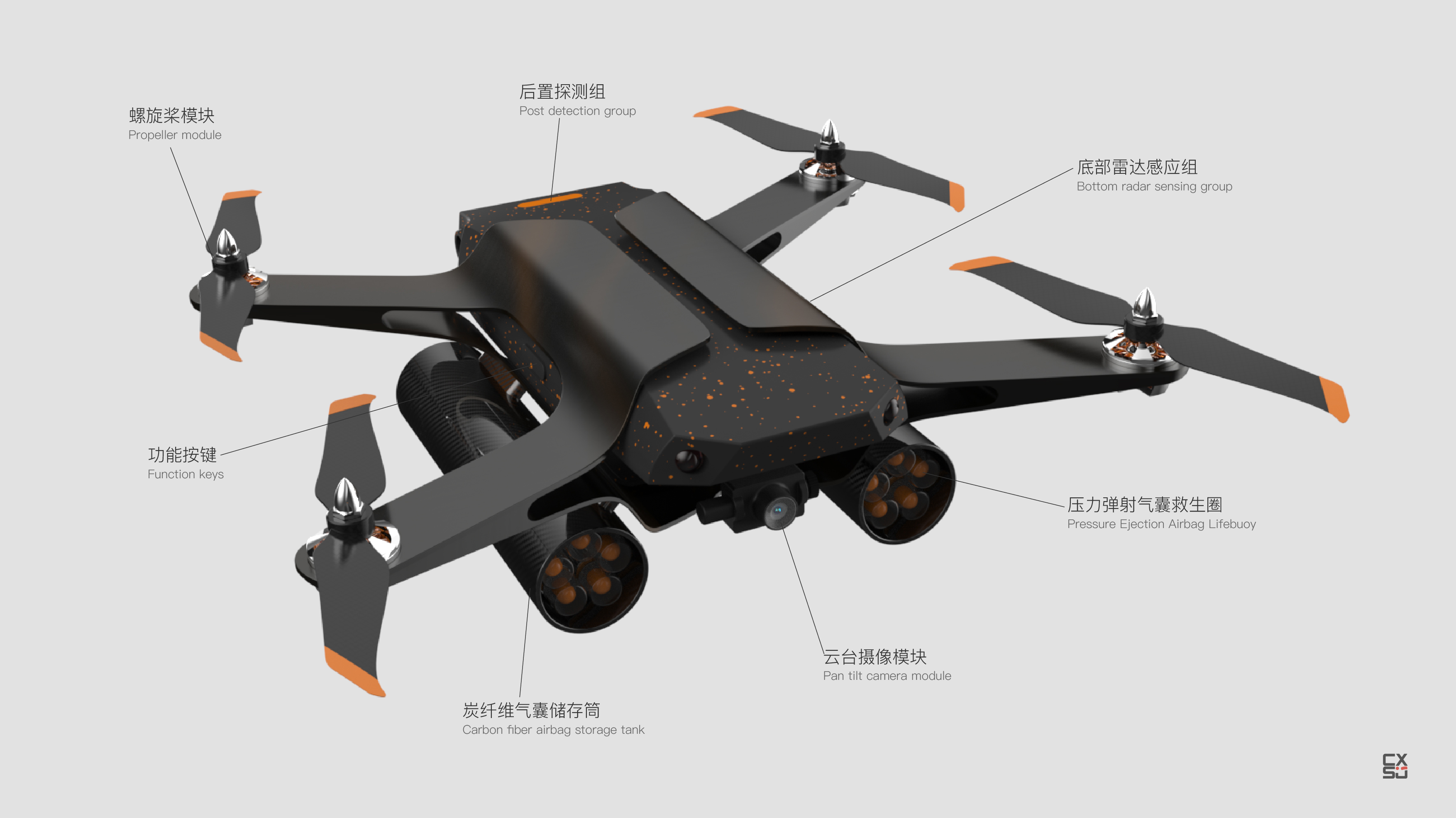 Water Rescue，UAV，product design，id，Intelligent device，sample reels，