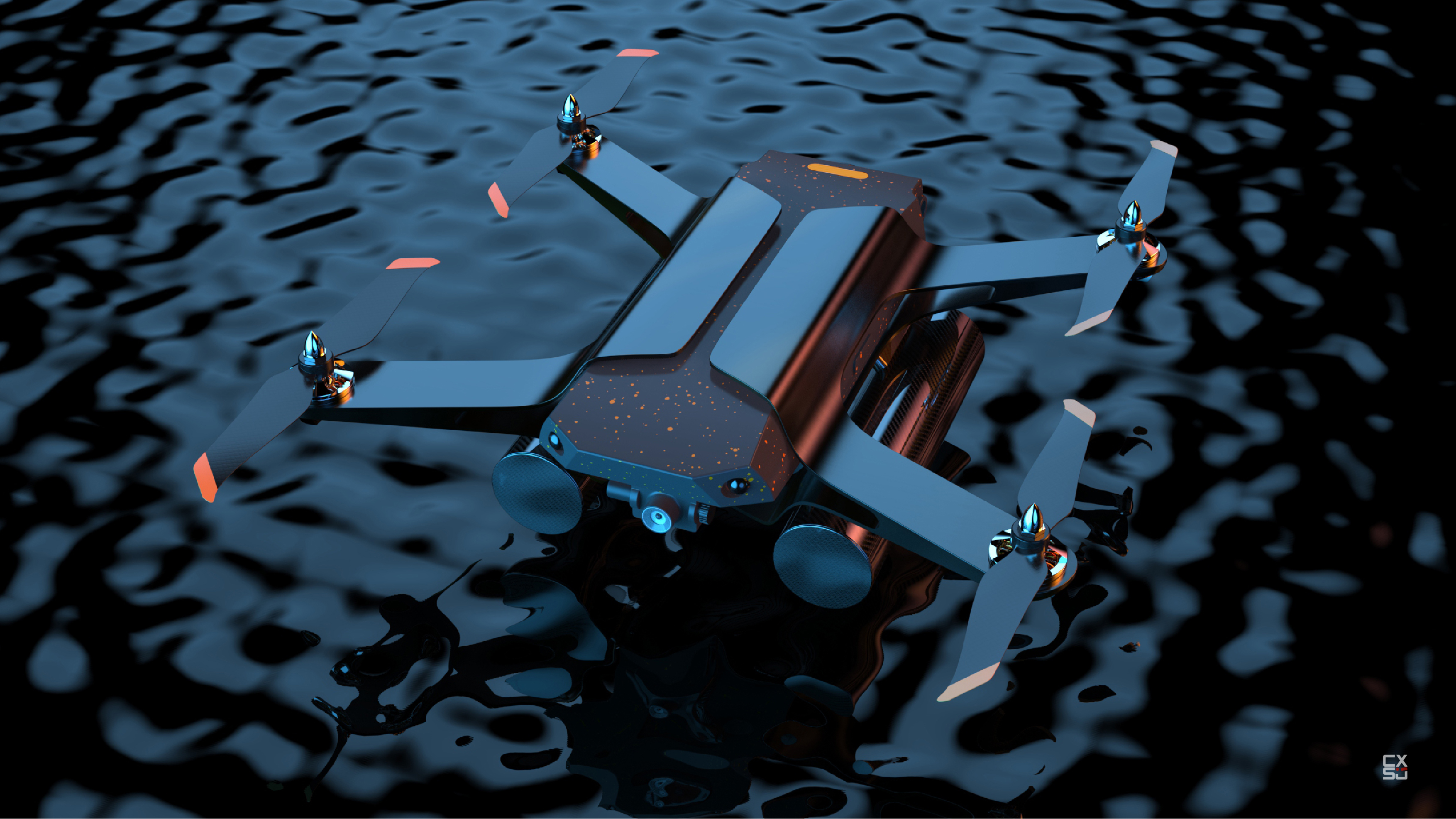 Water Rescue，UAV，product design，id，Intelligent device，sample reels，