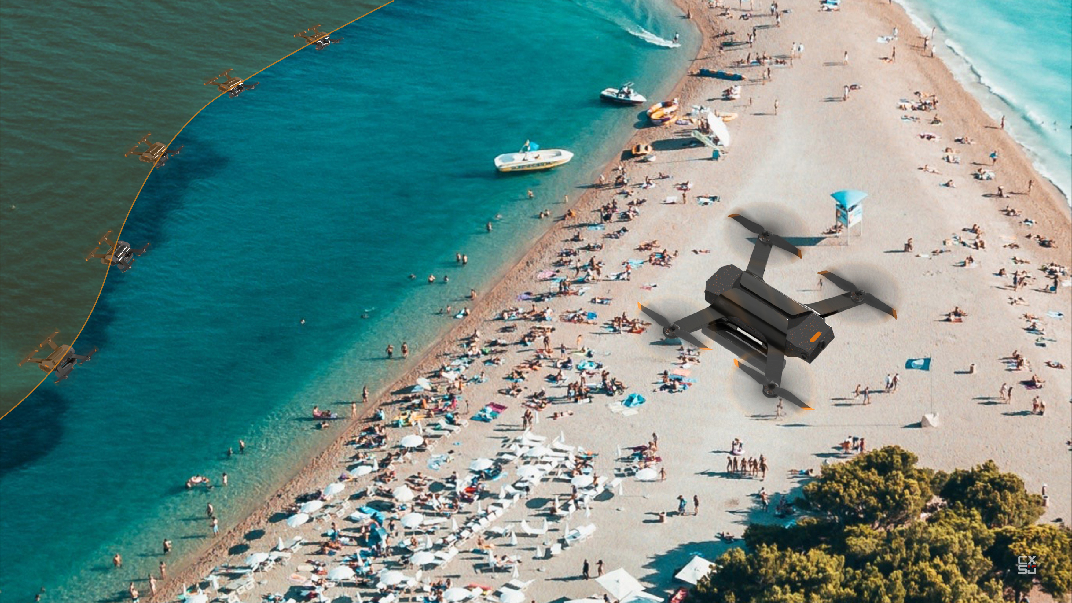 Water Rescue，UAV，product design，id，Intelligent device，sample reels，