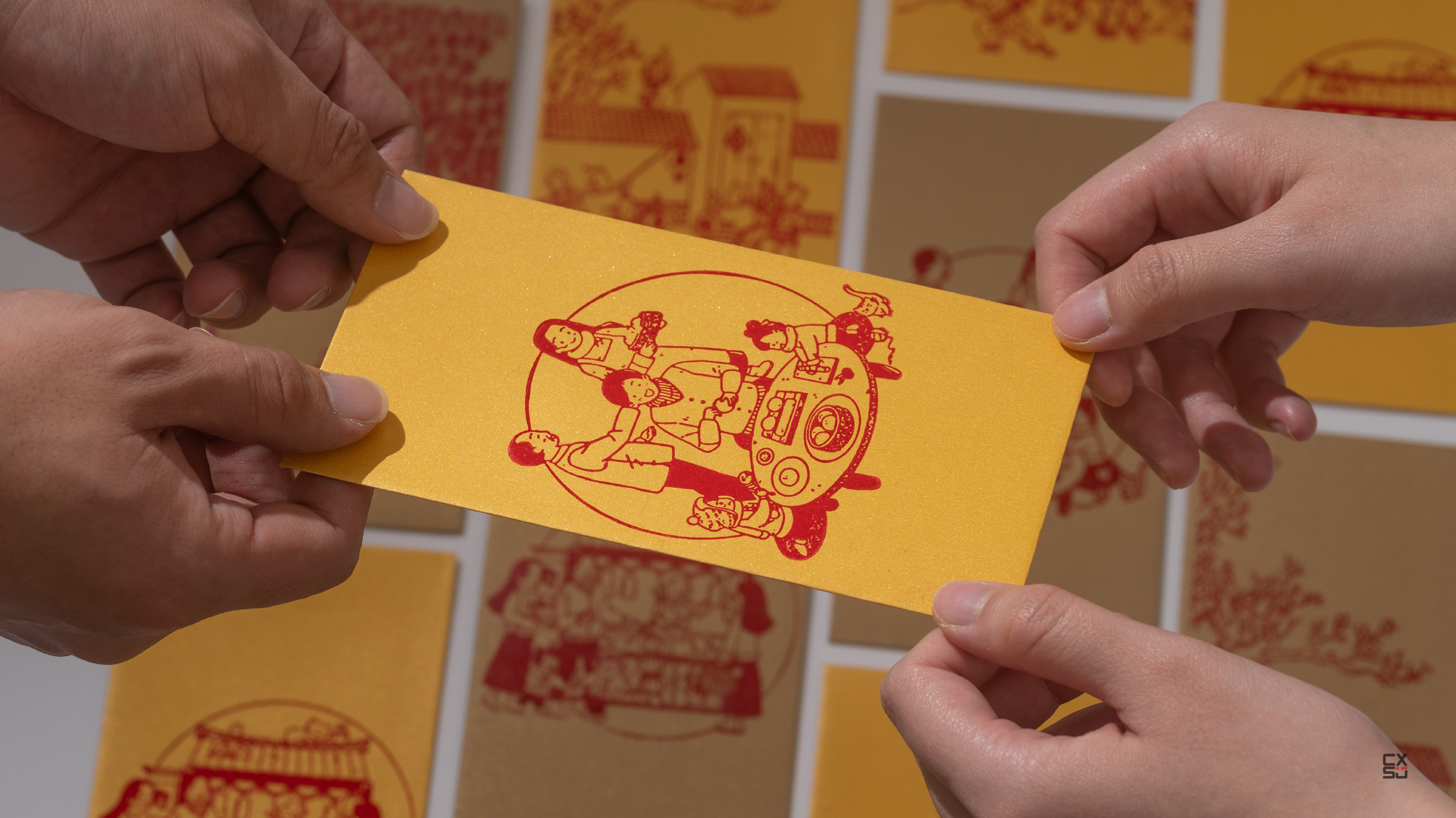 Intangible cultural heritage，woodblock，New Year pictures，interactive，customs of the year，Cultural and creative products，product design，sample reels，