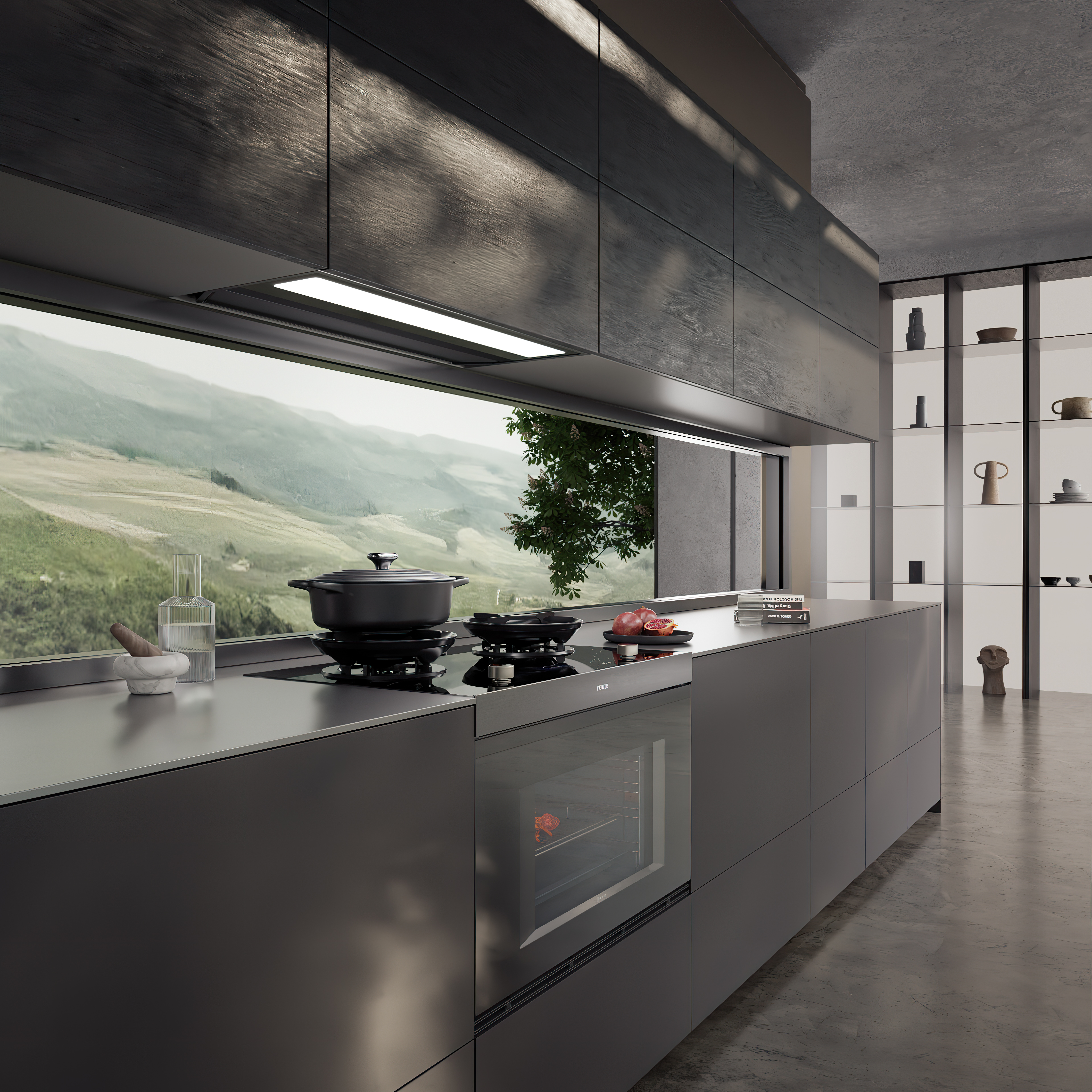 Red design，Rhett Design Products，product design，industrial design，Appearance design，Kitchen electrical design，Fangtai Group，Fangtai Integrated Cooking Center，