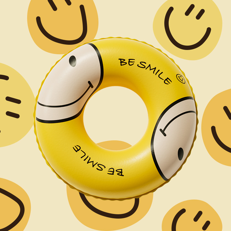 Fashion swimming ring，dopamine，children swimming，