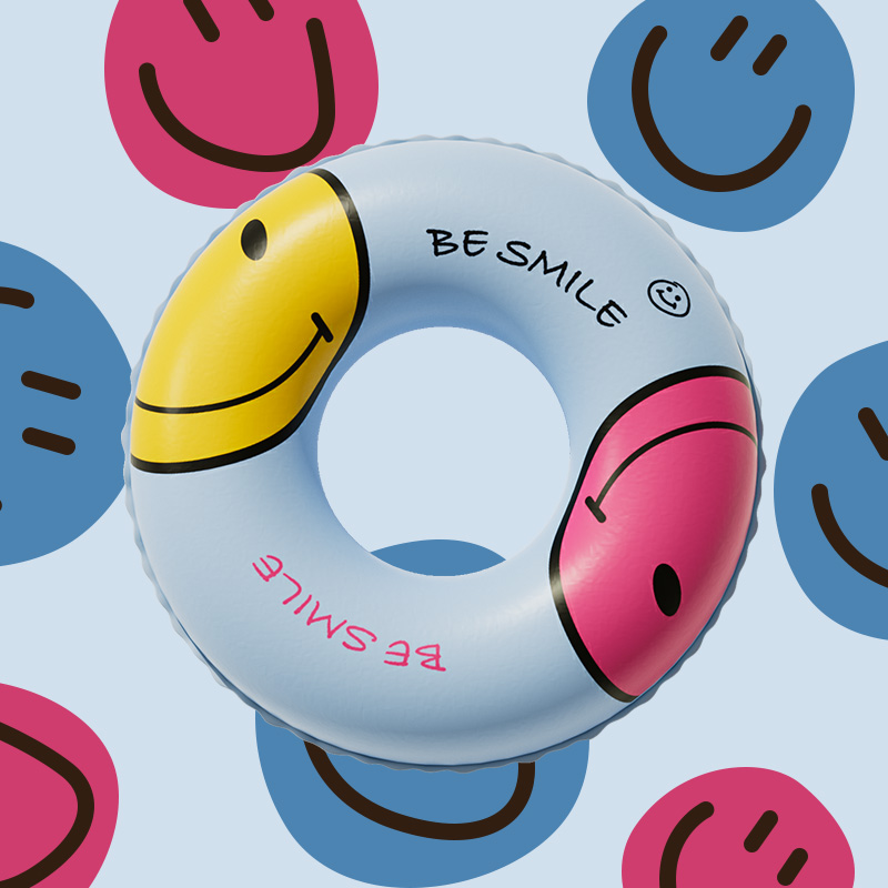Fashion swimming ring，dopamine，children swimming，