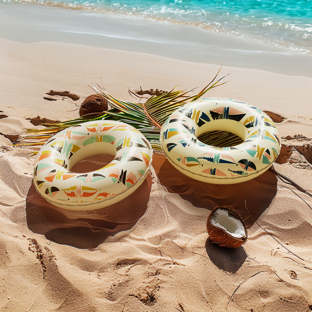 Fashion swimming ring，dopamine，children swimming，