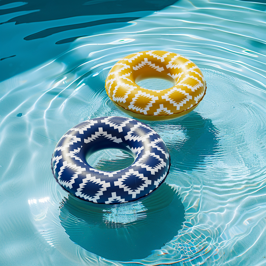 Fashion swimming ring，dopamine，children swimming，