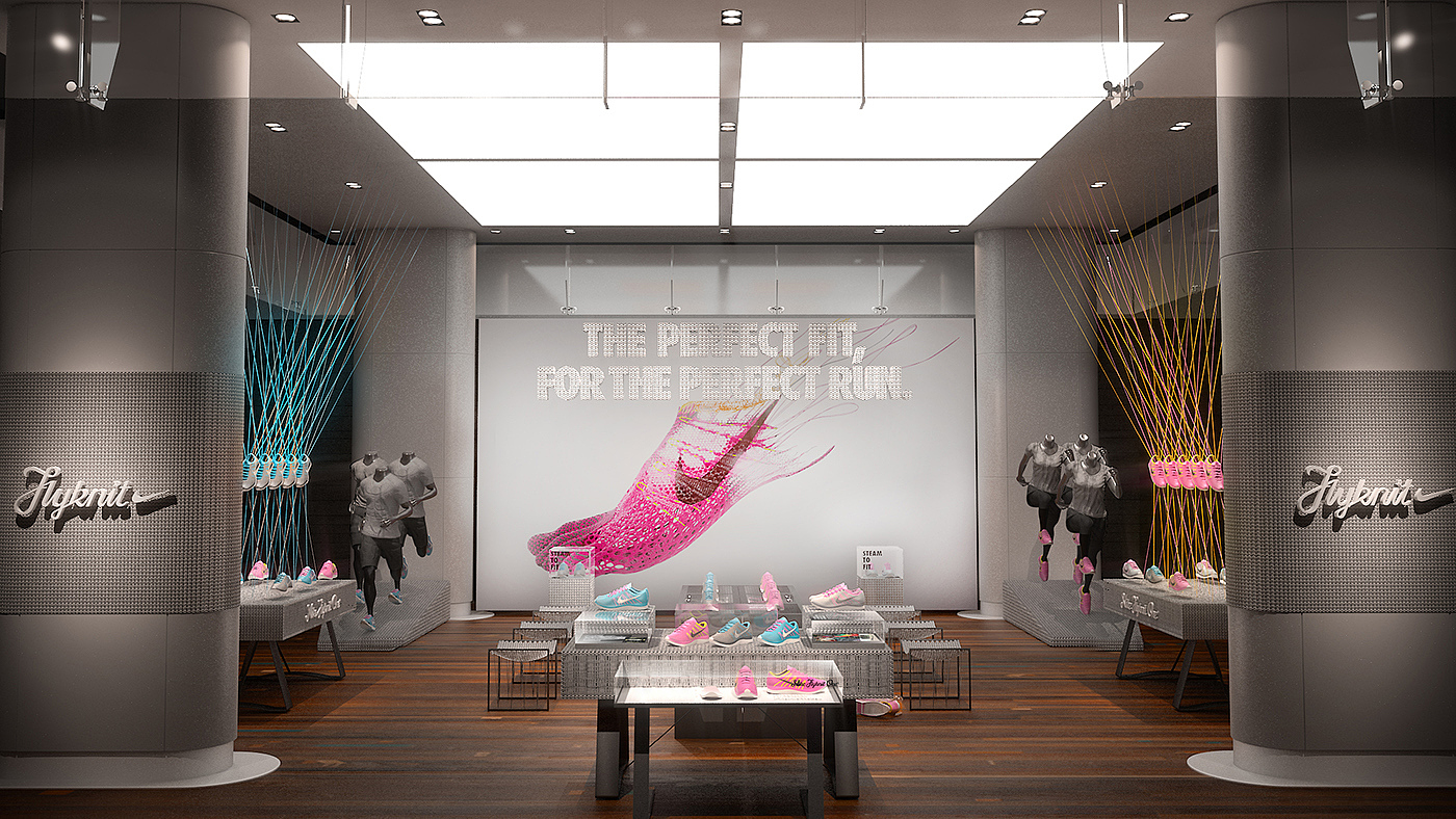 Brand design，Nike，display，packing，