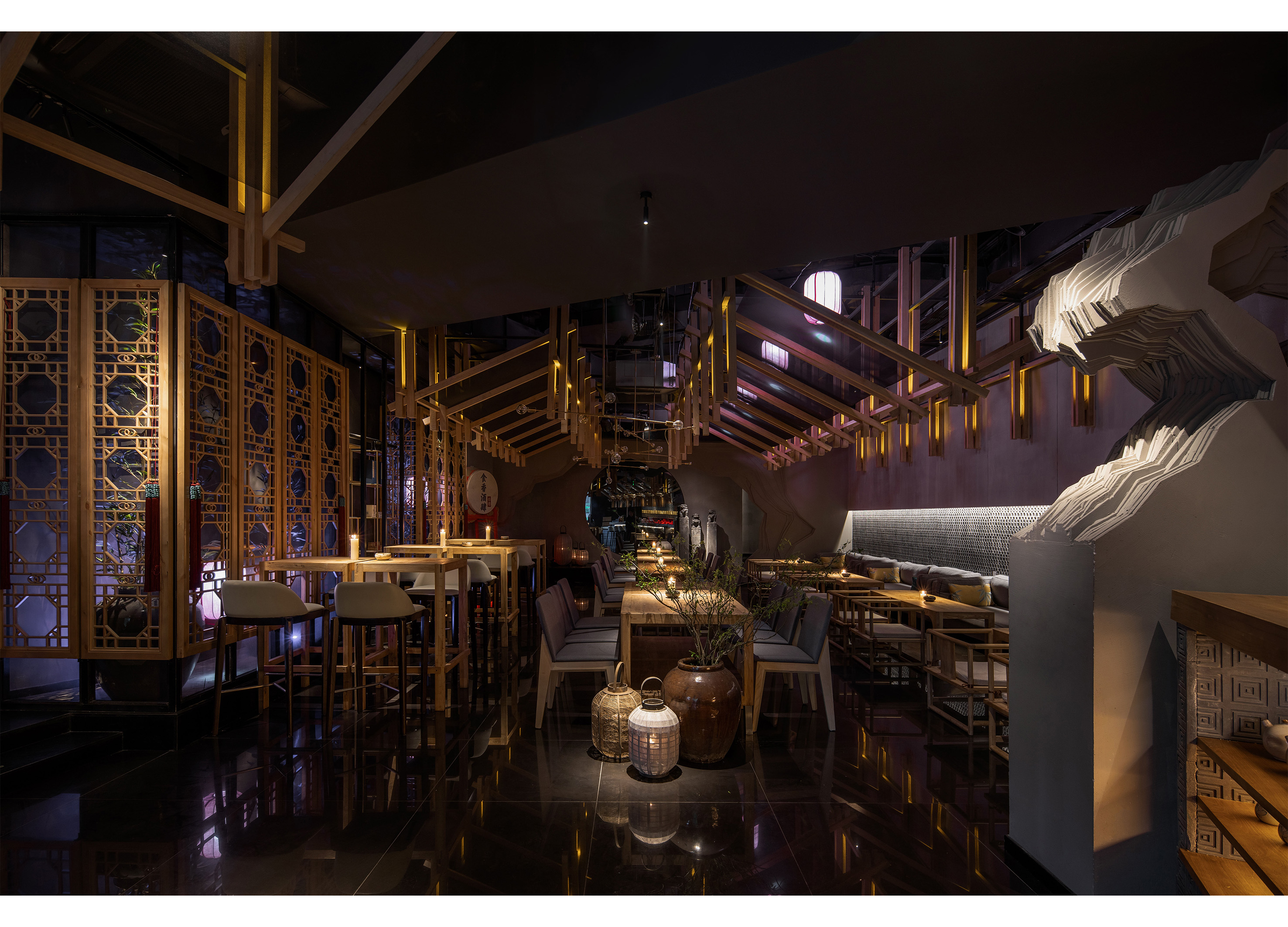 space，narrow，deep，design，space，