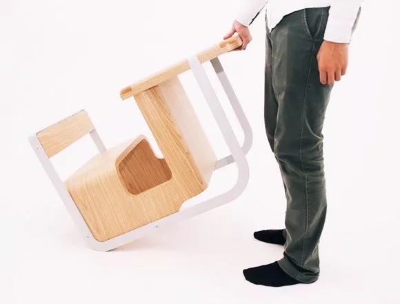 Bookchair collection，Lift chair，Divide seat，Peter Bristol，steel wire，