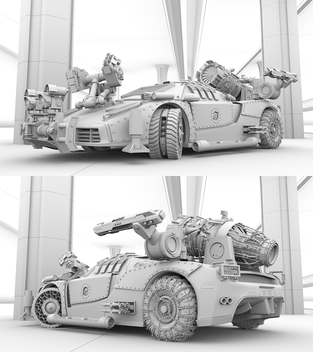 industrial design，Sports car，3d，Rendering，traffic，Cool，armor，