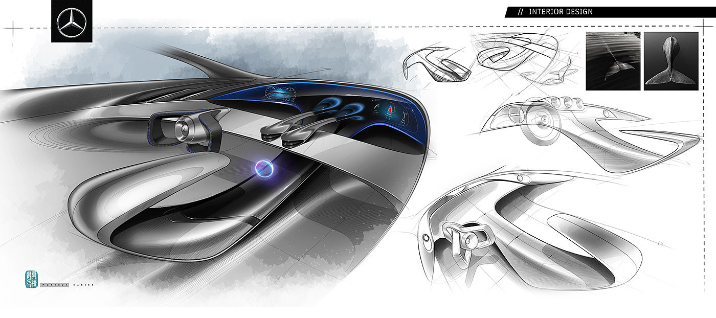 Mercedes Benz，Vision GT，Concept map，Sports car，