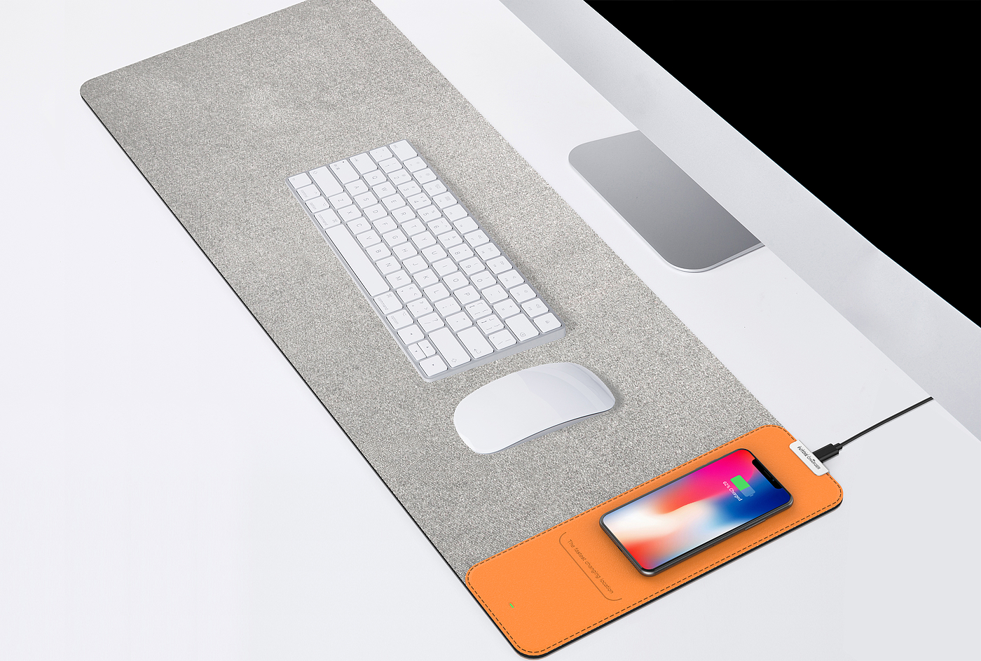 Mouse pad wireless charging，