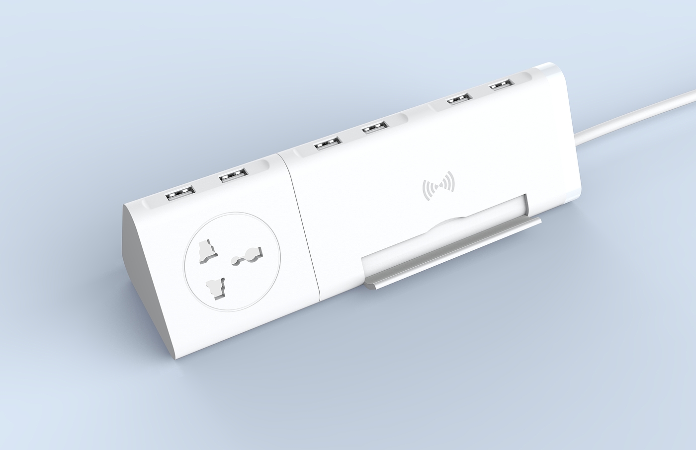 Multi-function socket wireless charging，