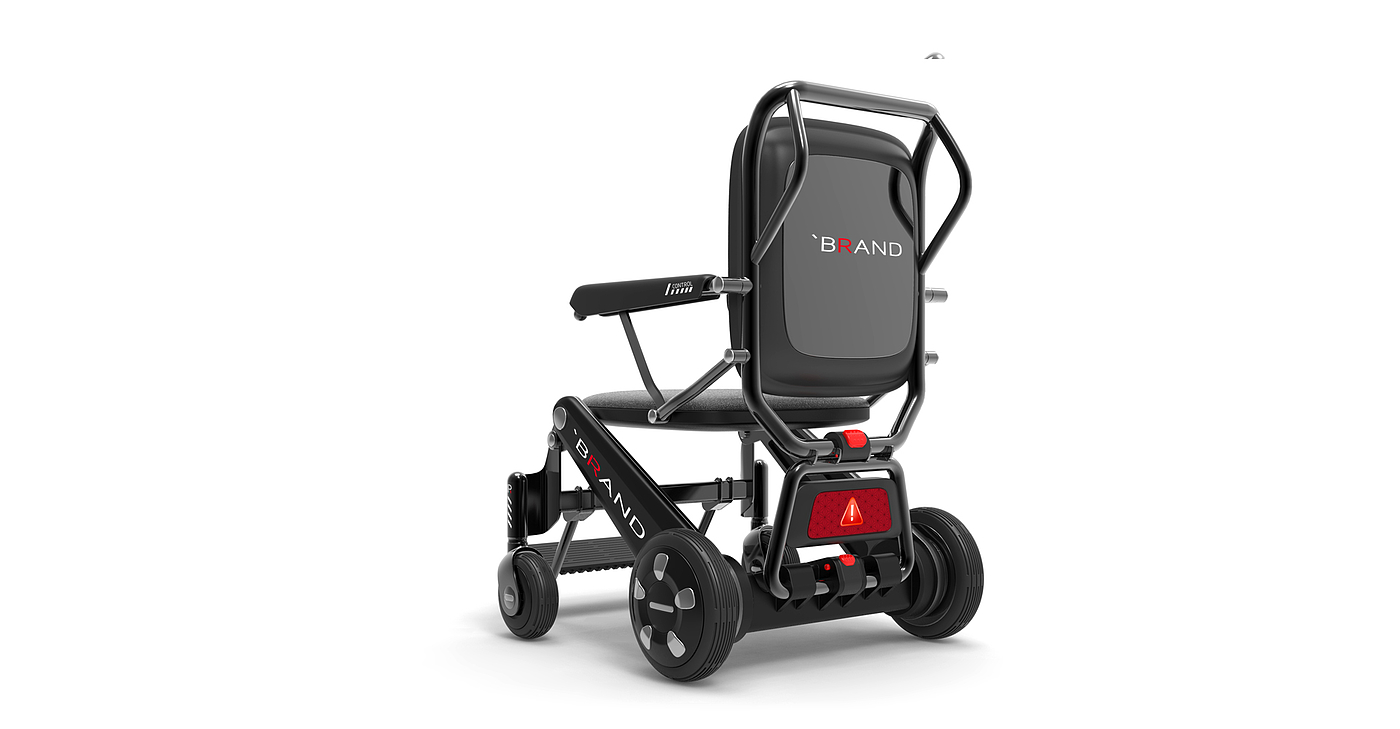 Electric wheelchair，Elderly scooter，Mobile tools，Wheelchair concept，Folding storage，