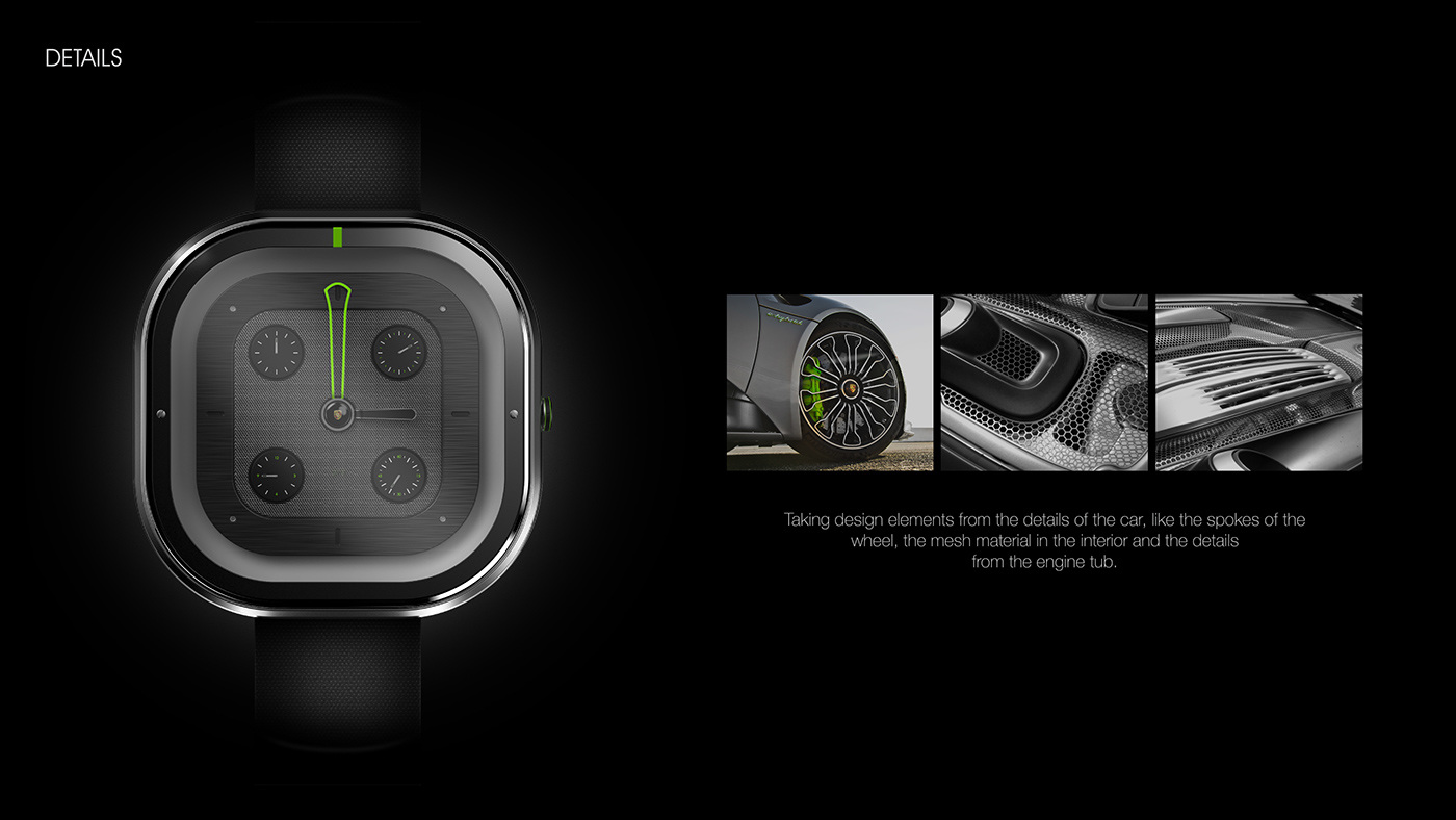 industrial design，product design，Wrist watch，Porsche，