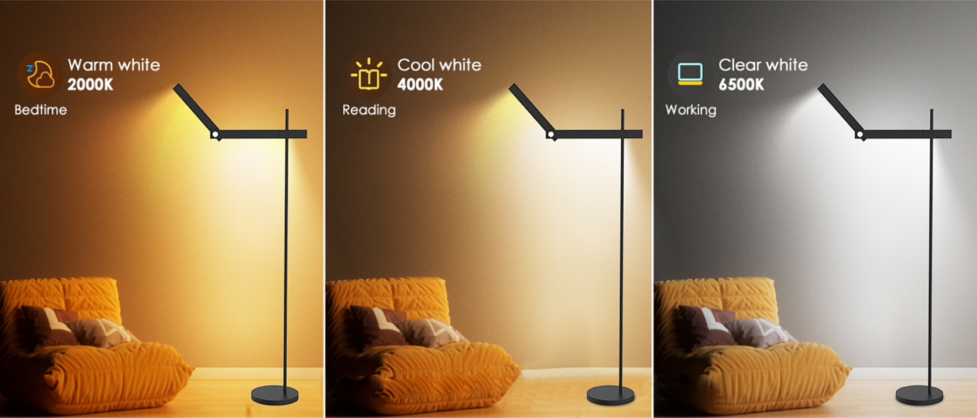 Floor lamp，Folding floor lamp，