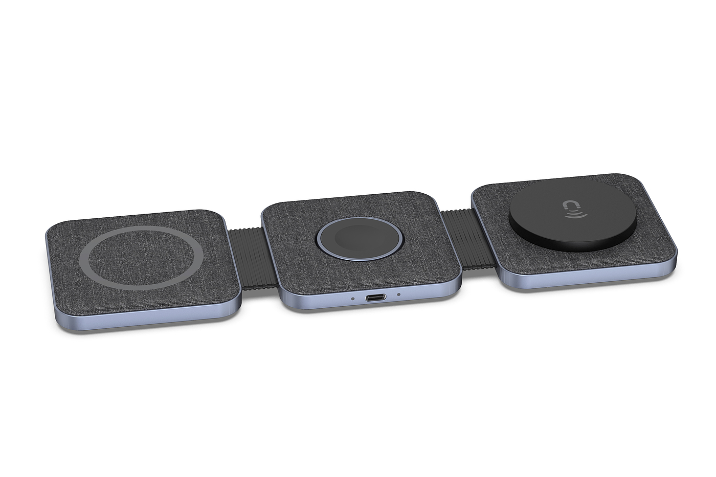 Magnetic three-in-one wireless charging，