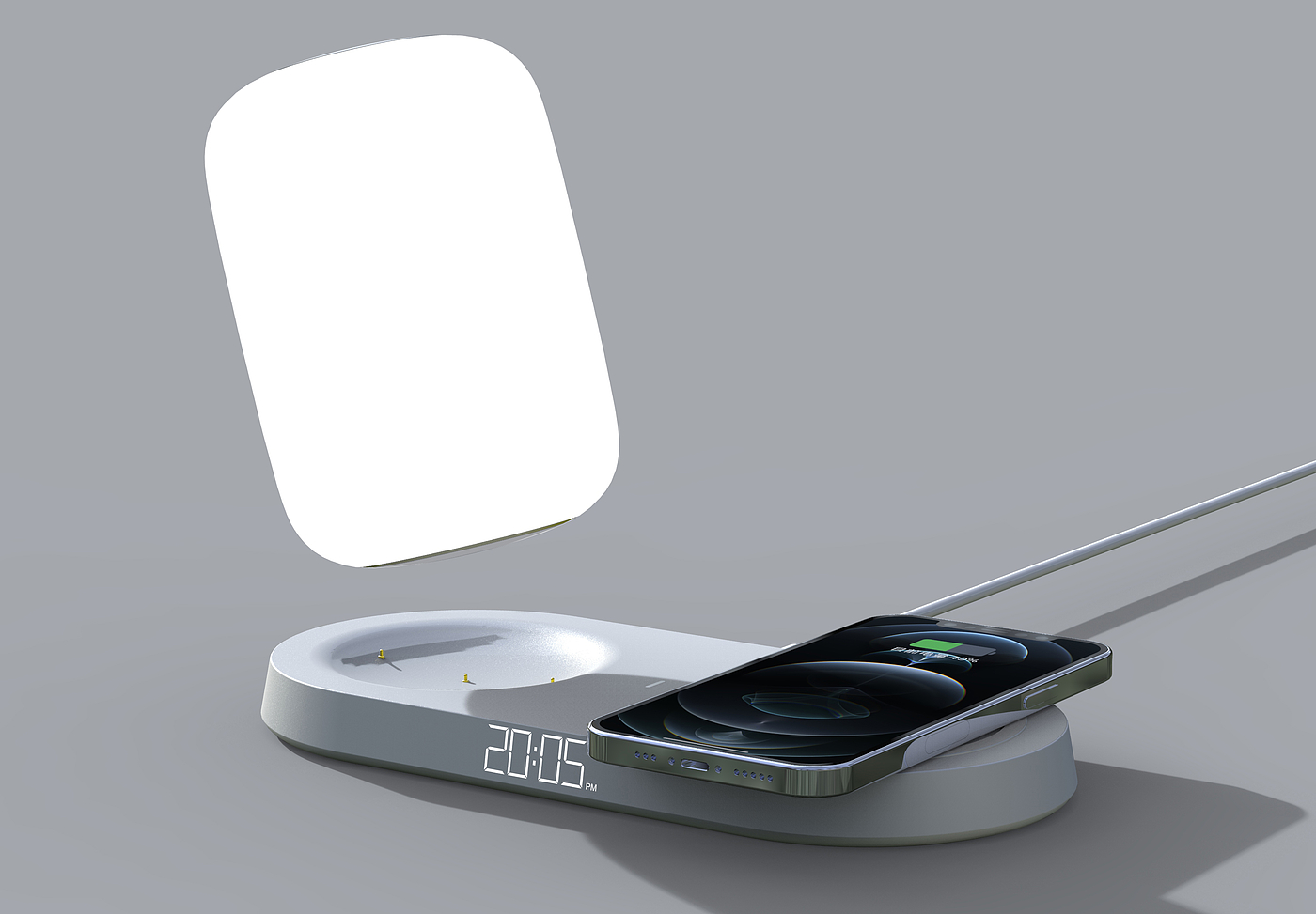 Night light wireless charging，