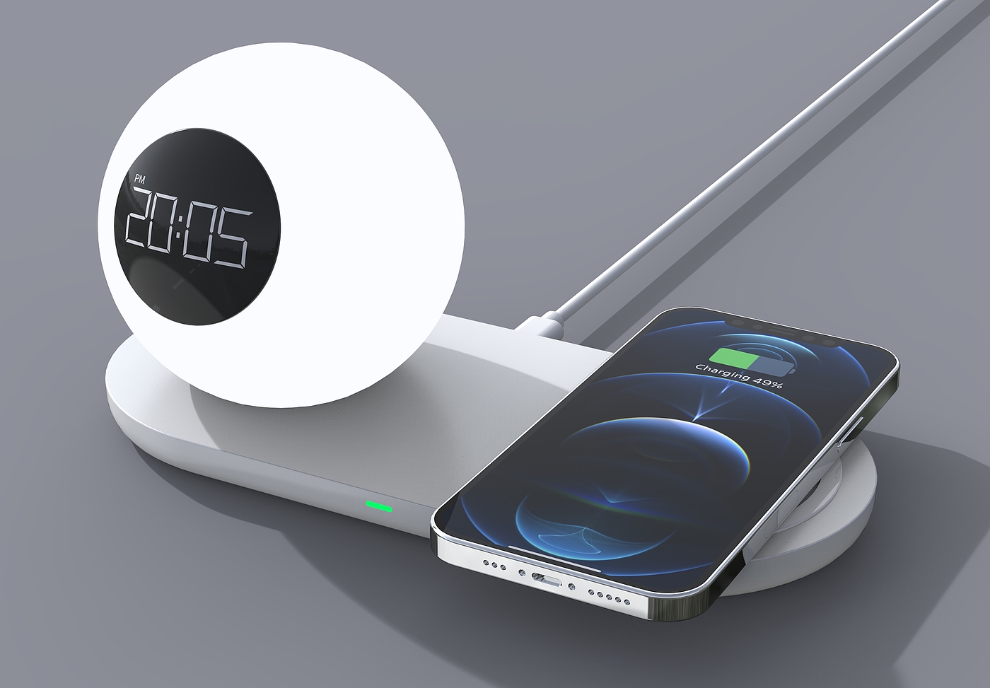 Night light wireless charging，