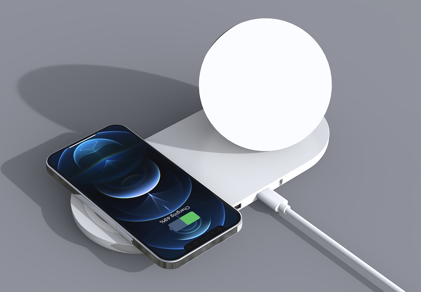 Night light wireless charging，