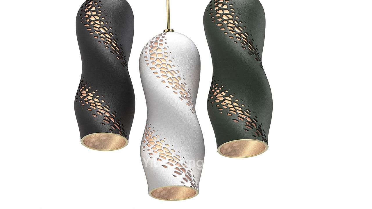 Lamp design，lighting design ，Parameterization，