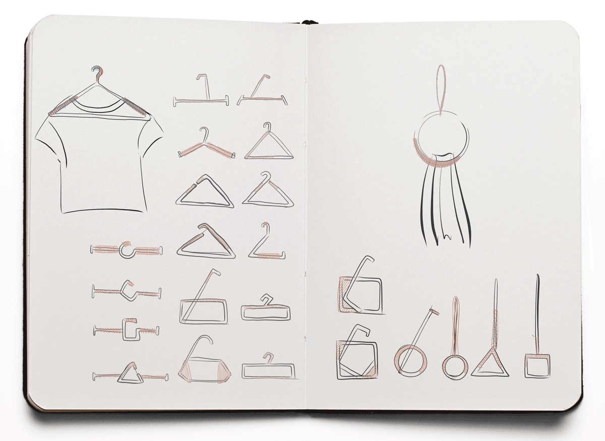 Hanger O.V.S，Hanger，reed，weave，Clothes rack，Clothes support，handicraft industry，