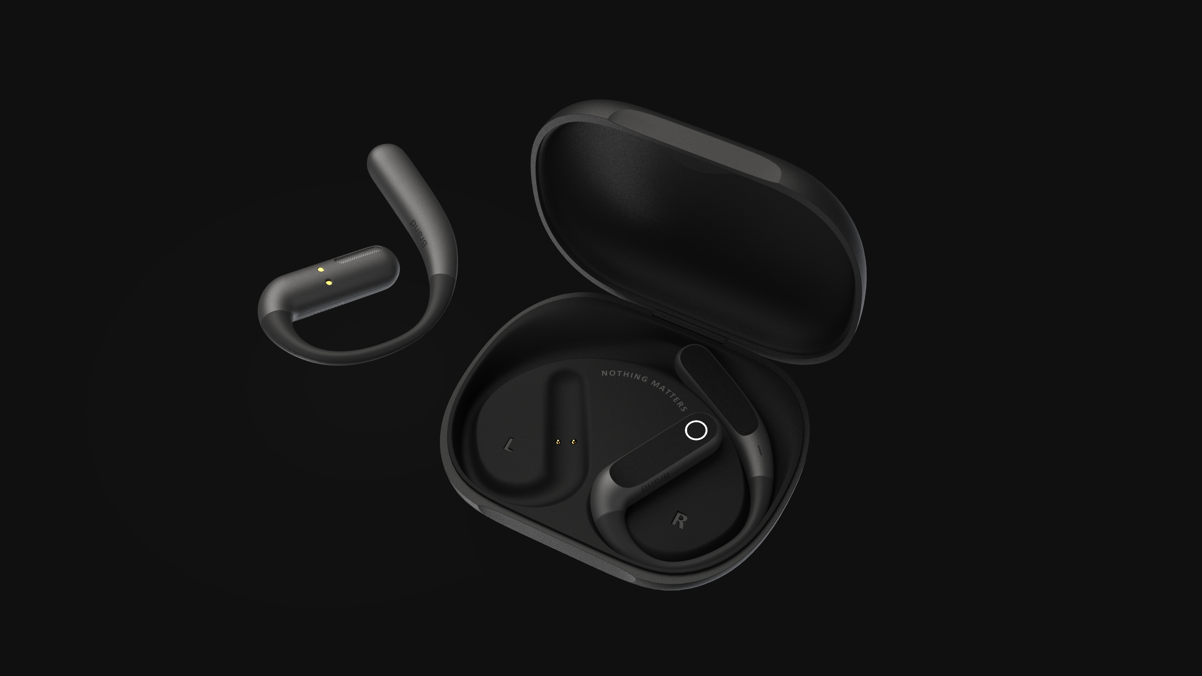 ows，headset，Ear-hanging headphones，