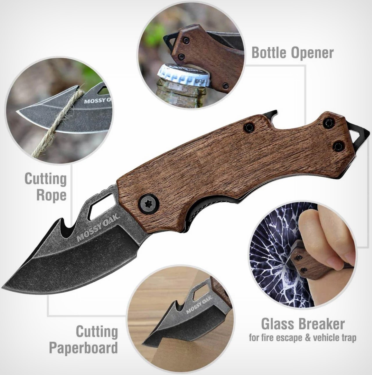 Mossy Oak，scissors，Folding knife，multi-function，field，