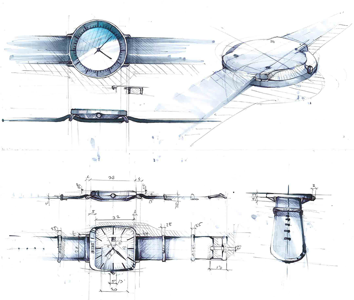 Hand drawn，draft，sketch，Hand drawn products，