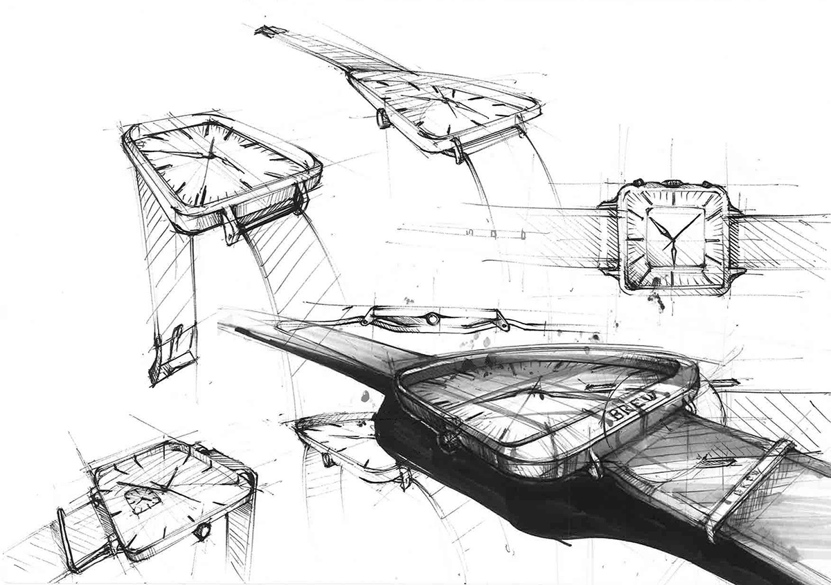 设计师ganea vasile的手绘草稿
