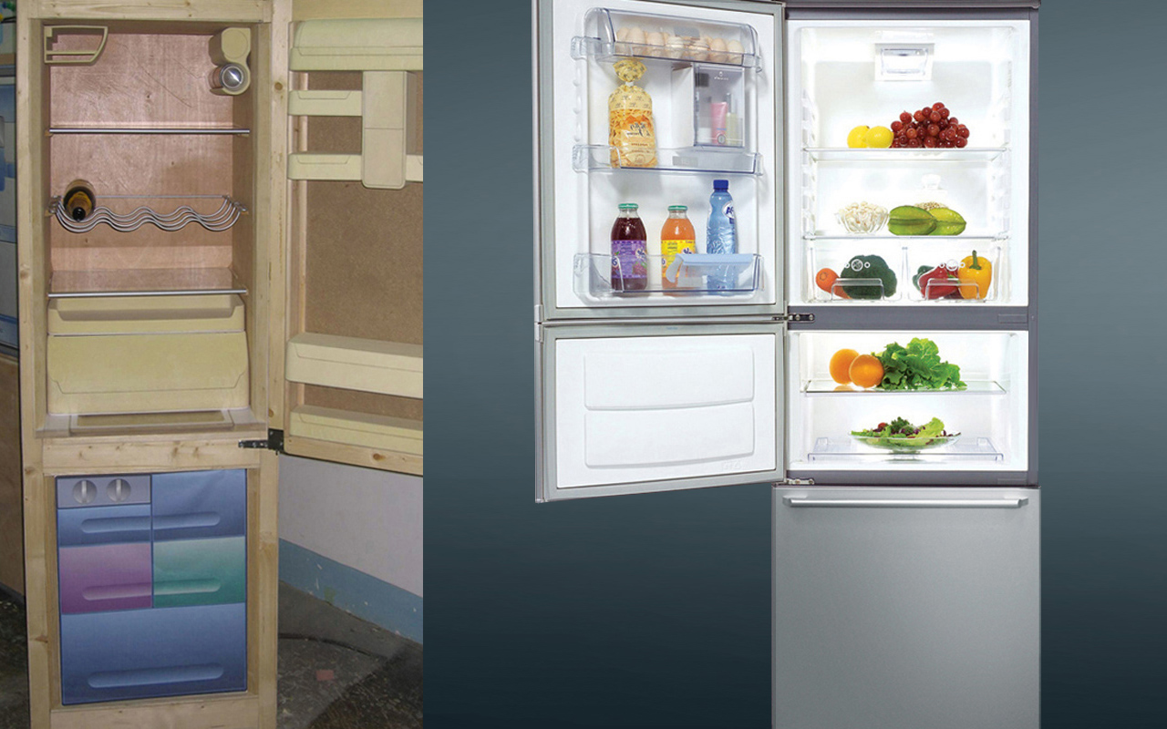 Refrigerator，household electrical appliances，Electrolux，