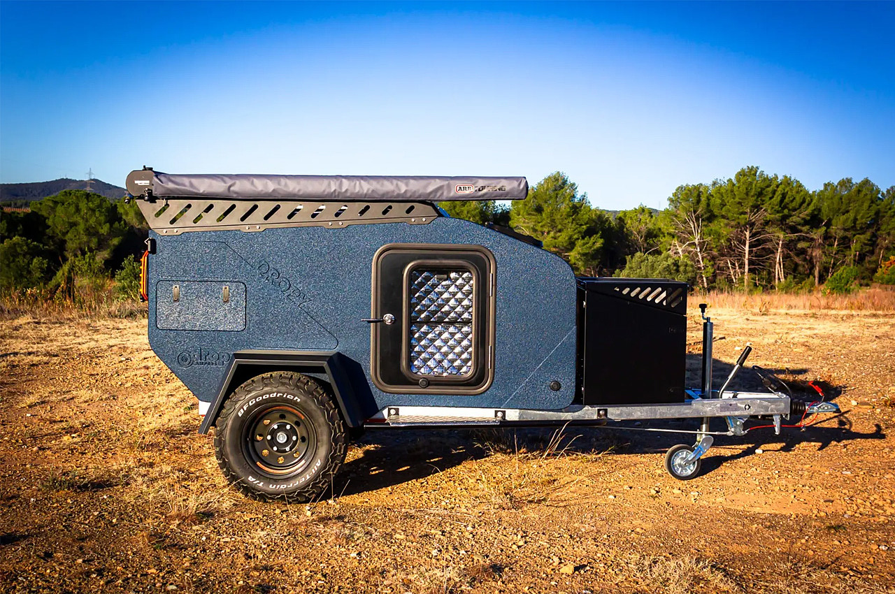 trailer，industrial design，Folding kitchen，teardrop trailer，