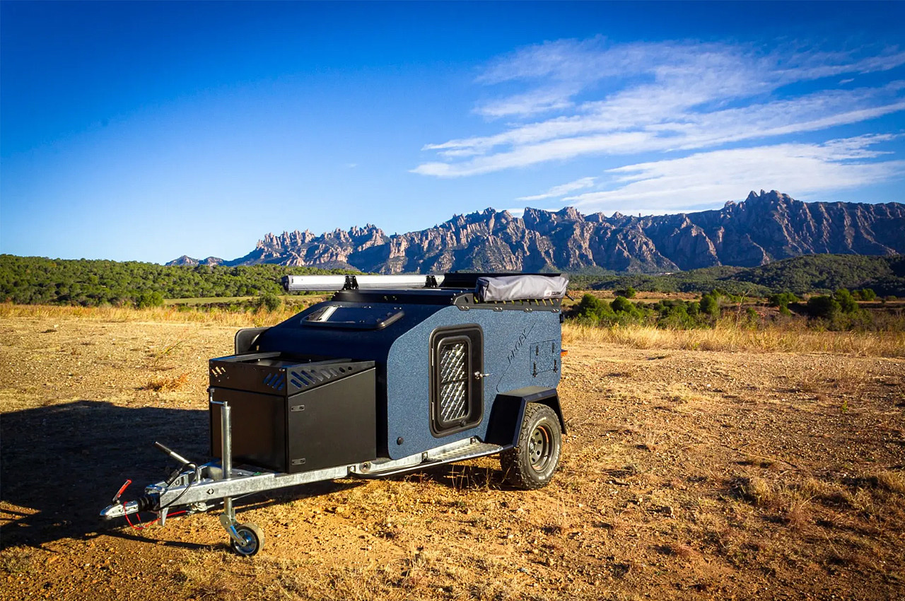 trailer，industrial design，Folding kitchen，teardrop trailer，