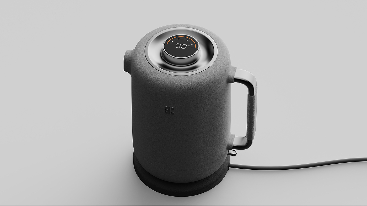 Hot water kettle, industrial design, conceptual design，