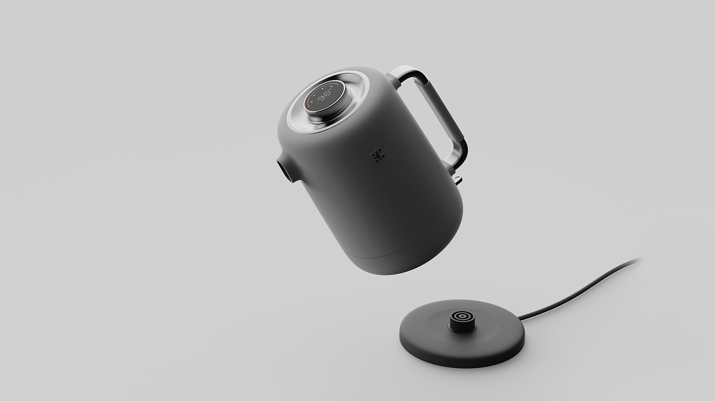 Hot water kettle, industrial design, conceptual design，