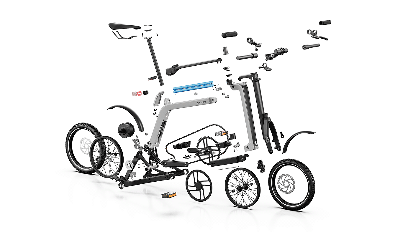 Ossby GEO，Bicycle，Electric，visualization，