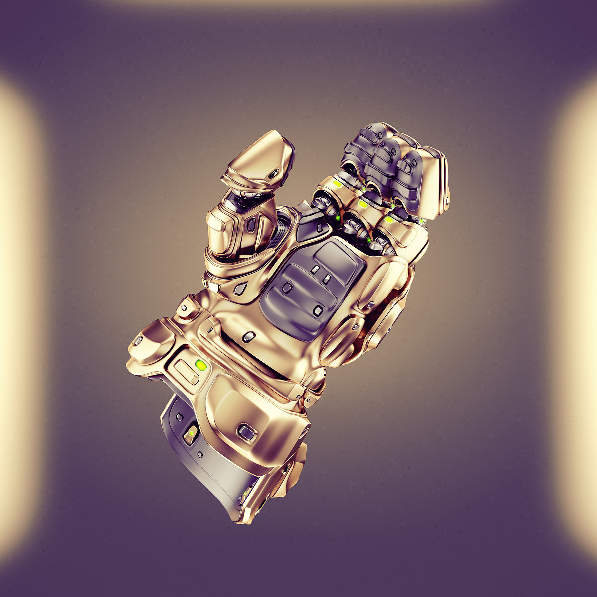 Golden，glove，Robotic，glove，golden，