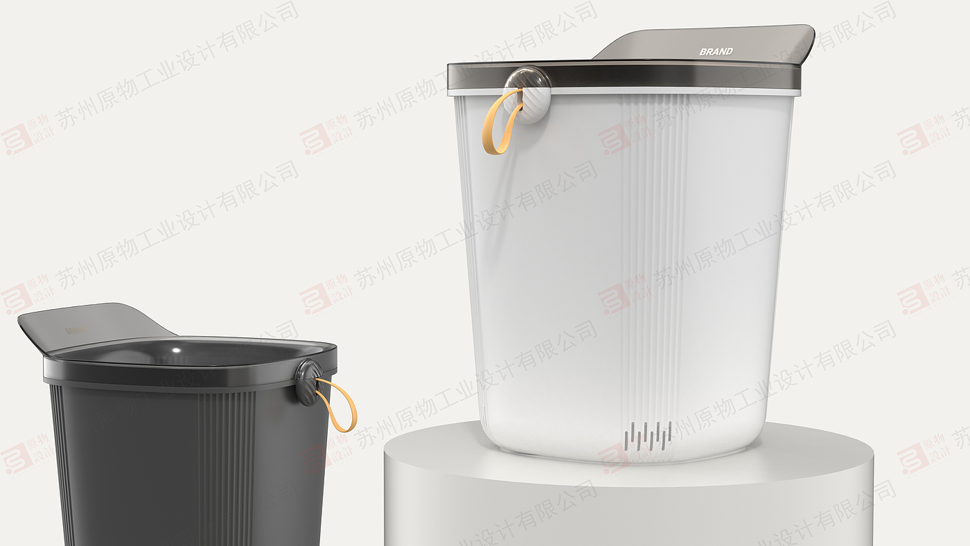 trash can，Light luxury style，Creative trash can，Drawstring Trash，Cream Product Design，Dark texture，