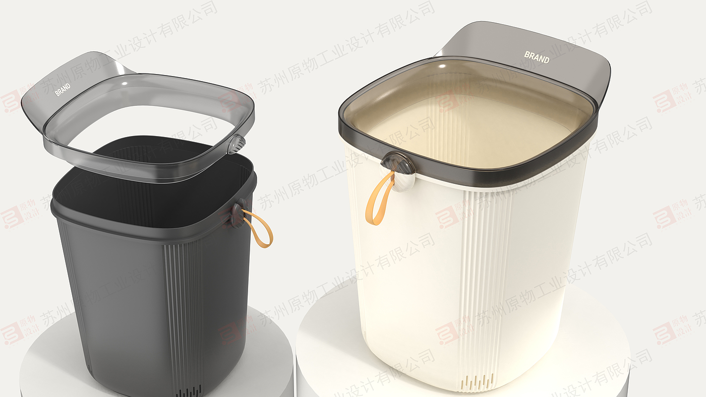 trash can，Light luxury style，Creative trash can，Drawstring Trash，Cream Product Design，Dark texture，