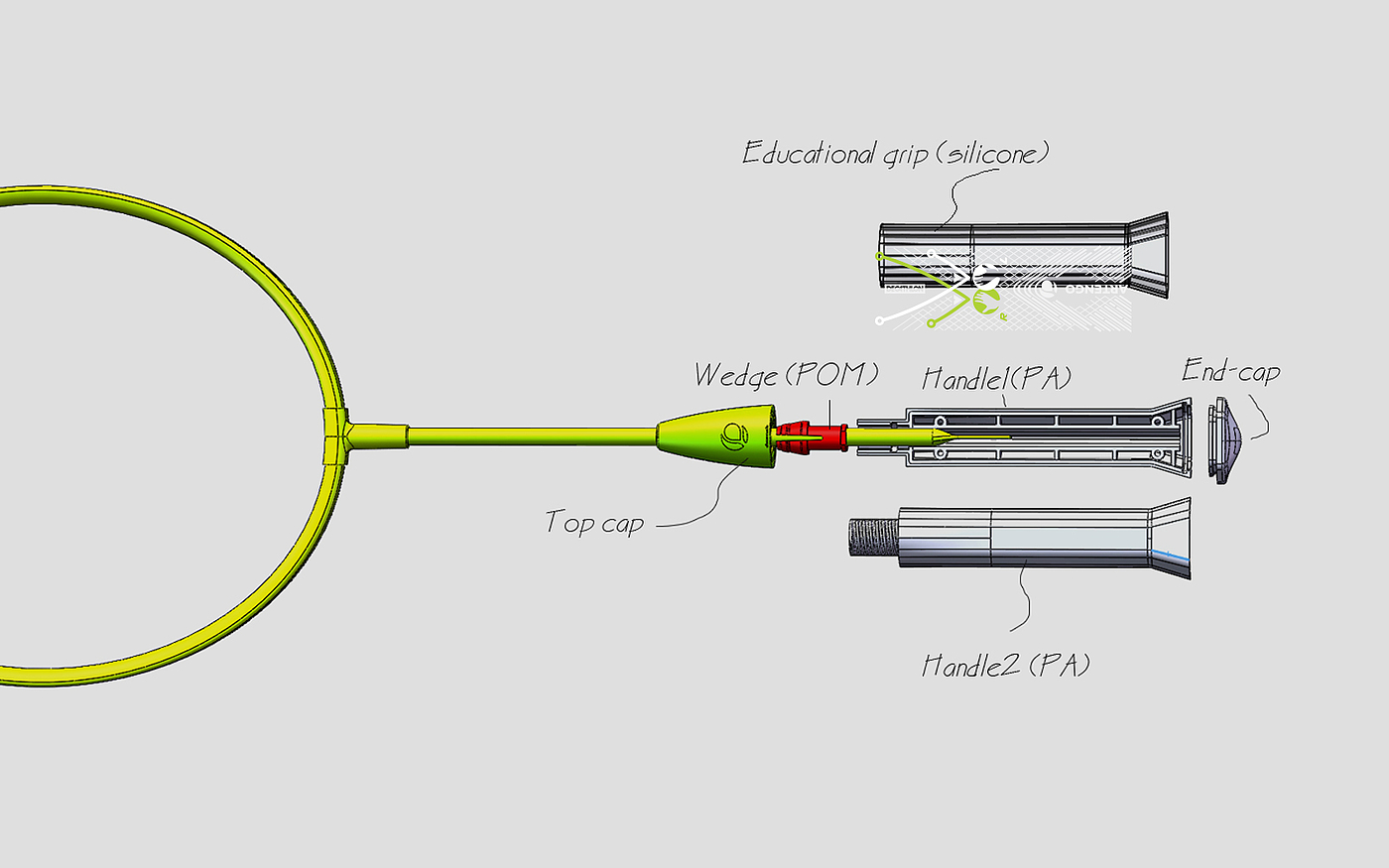 motion，badminton，children's racket，