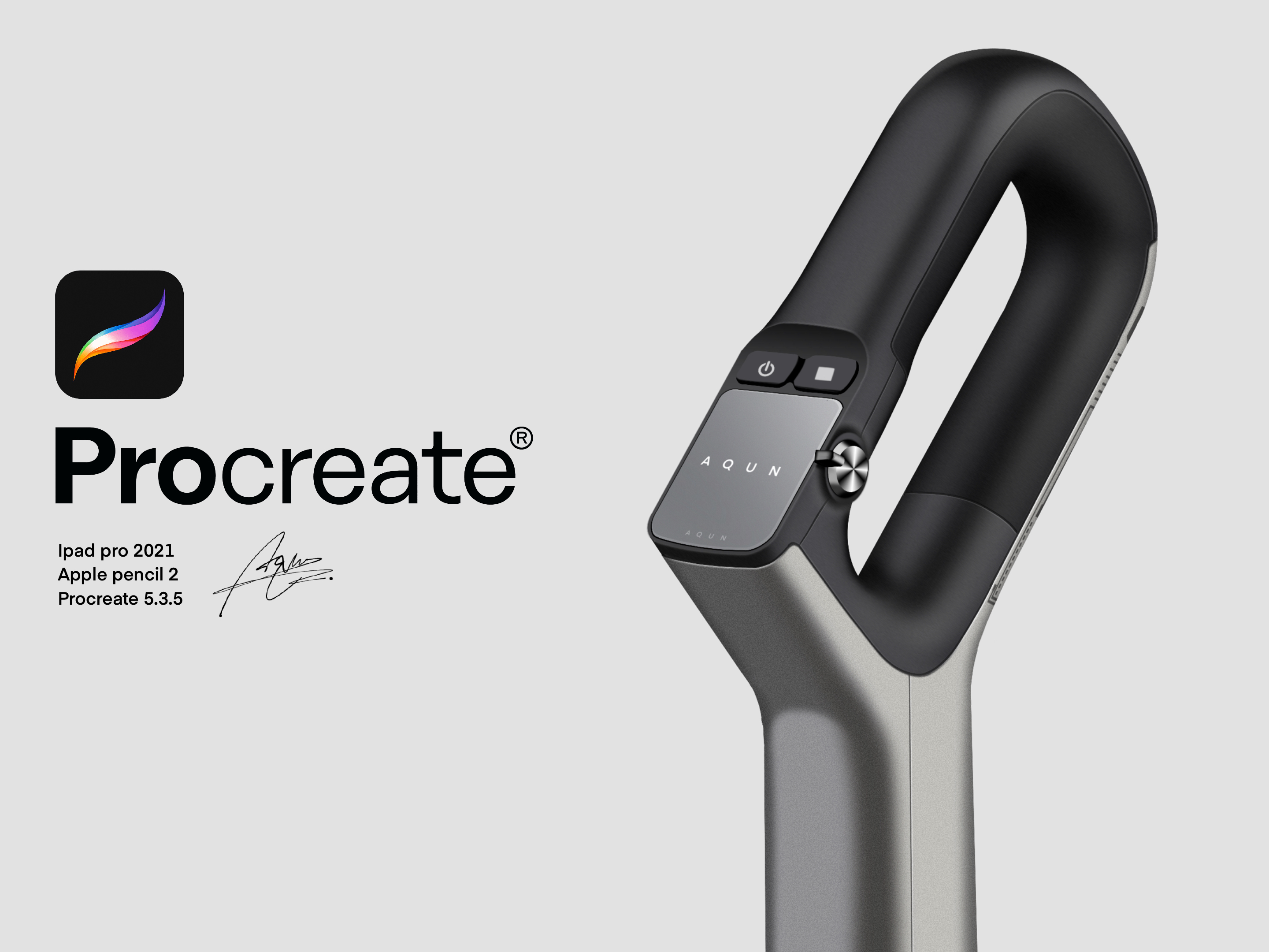 industrial design，Ubee ，Procreate，