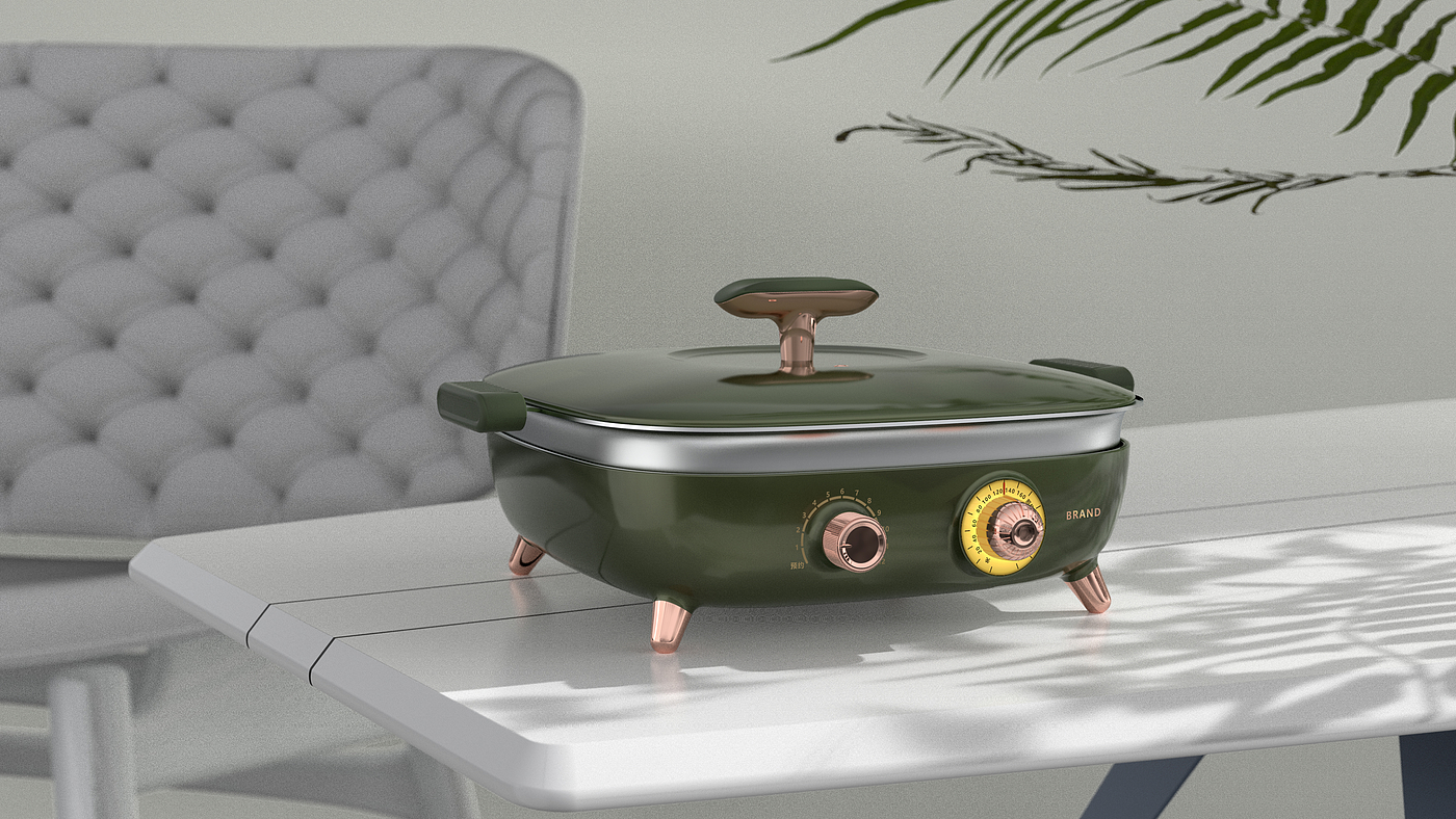 Frying pan，roasting pans，Kitchen appliances，industrial design，product design，shanghai industrial design company，