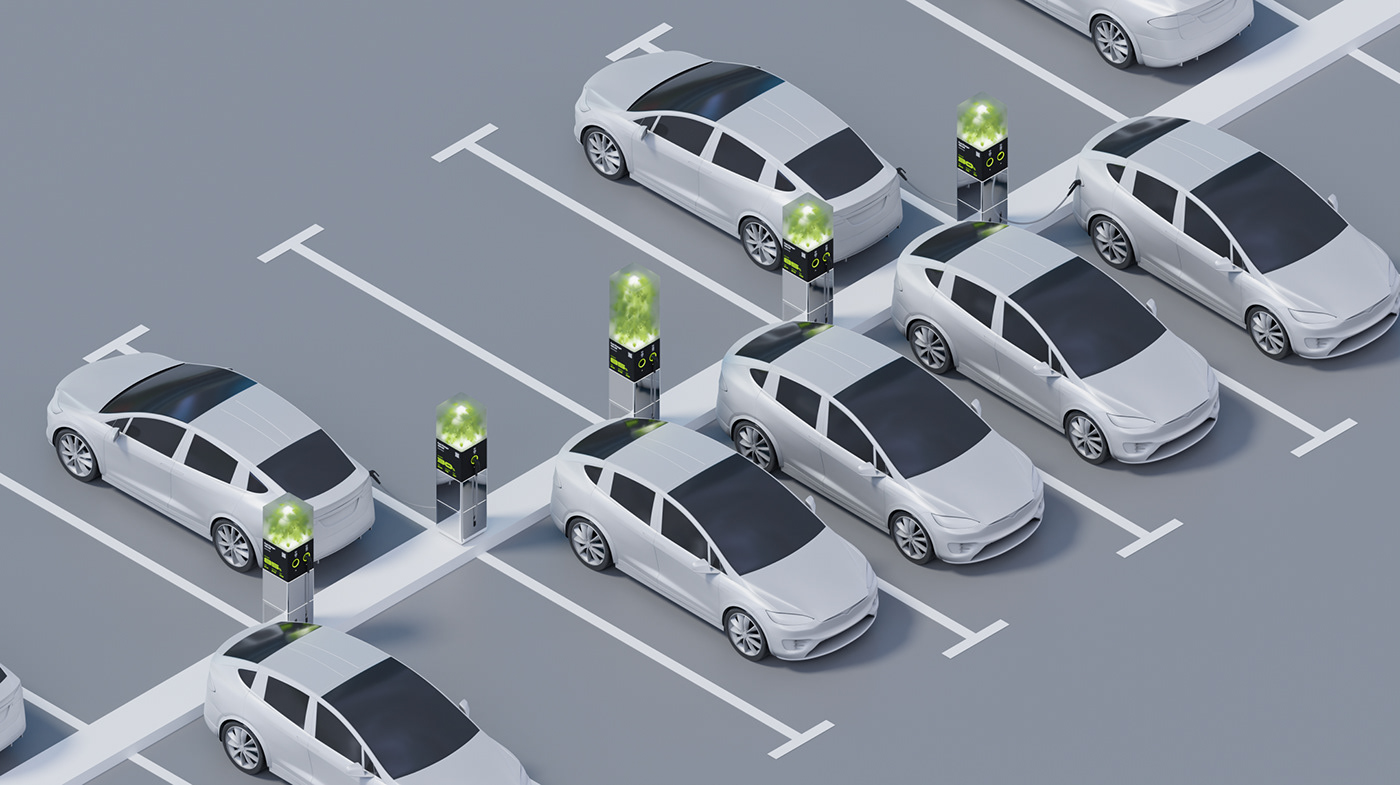 LEVITAN，Electric vehicle charger，industrial design，tool，Charging pile，