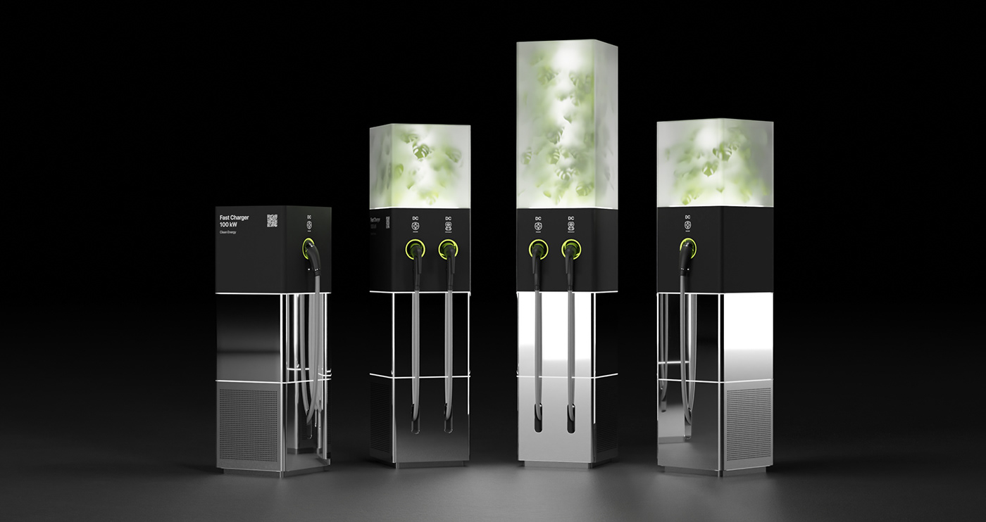 LEVITAN，Electric vehicle charger，industrial design，tool，Charging pile，