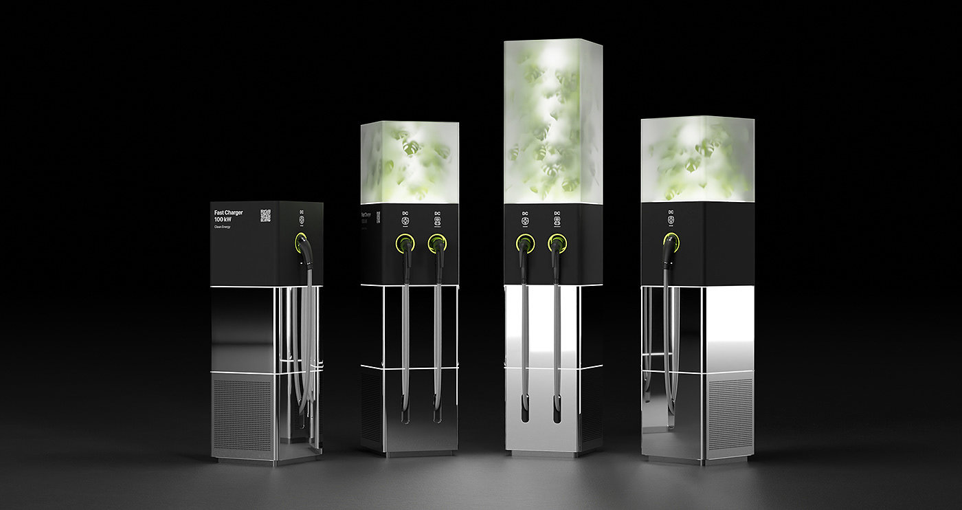 LEVITAN，Electric vehicle charger，industrial design，tool，Charging pile，
