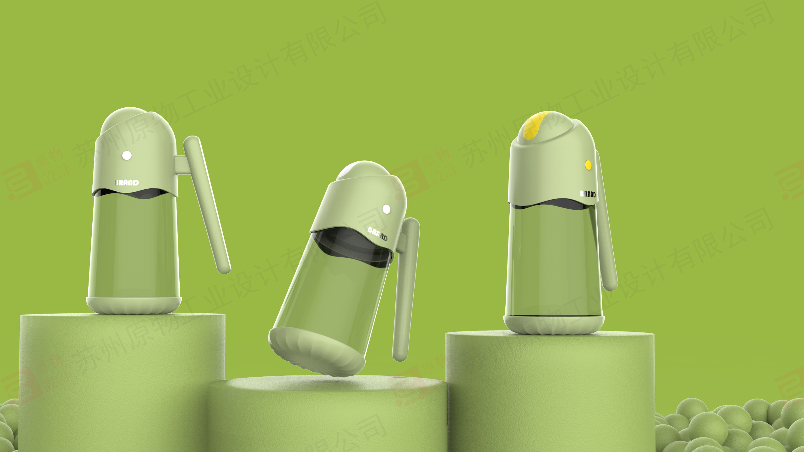 Oil pot，Daily Necessities，Receive，Kitchen storage，Cartoon，Animal morphology，