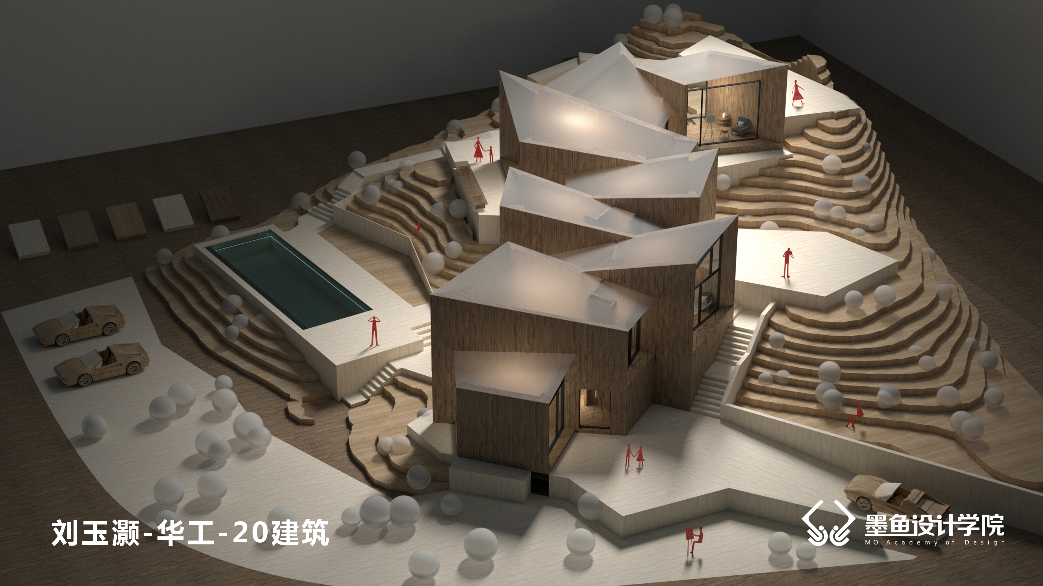 Manual model，Architectural design，space design ，